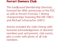 Ferrari Owners Club
